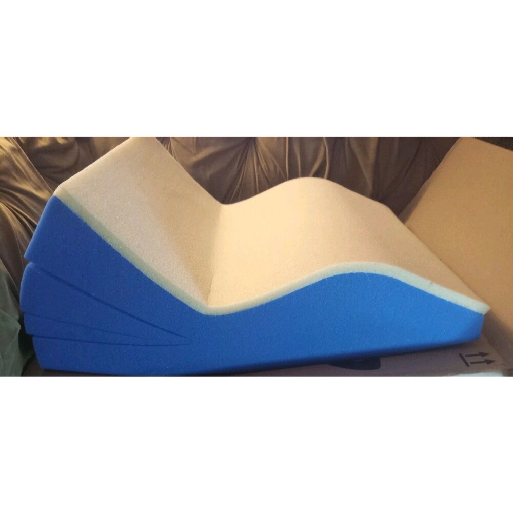 Deluxe Comfort Adjustable Memory Foam Leg Support Pillow, 24" x 17" x 9-1-2"...